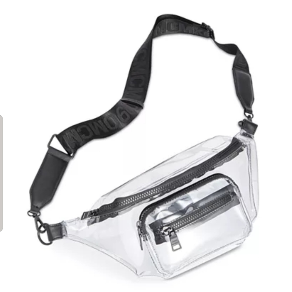 Steve Madden Blink Belt Bag Clear/Black